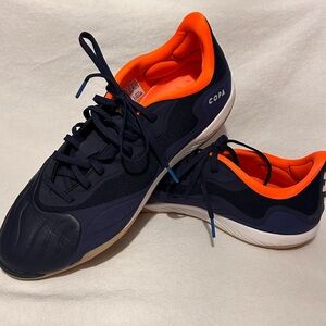 Adidas Copa Sense.1 IN Sala Indoor Team Navy/Orange Soccer Shoes